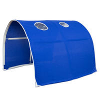 TUNNELSET für Hochbett 90 cm Blau - Blau, Textil (90/70/100cm) - Homestyle4u
