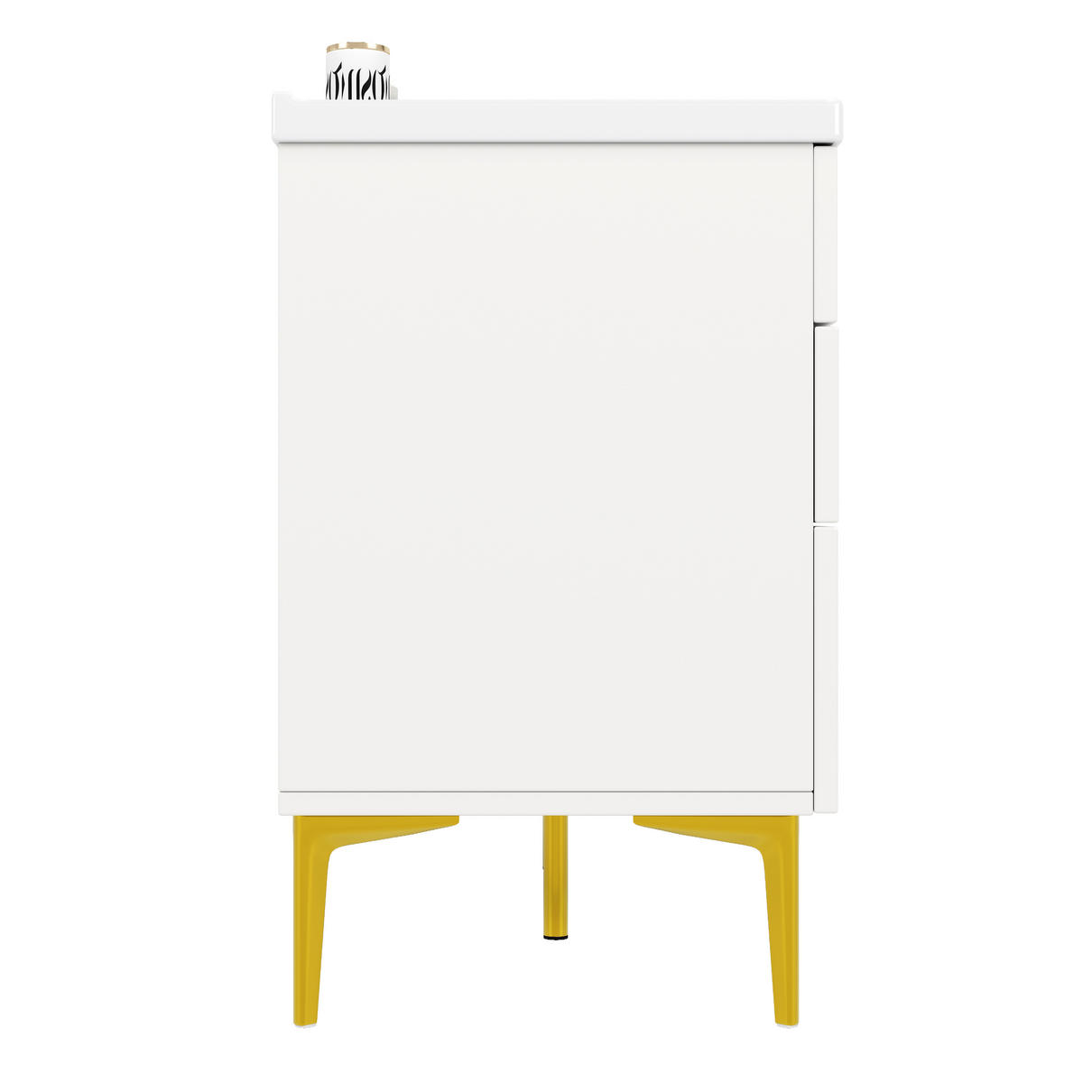 WASCHTISCH Weiß 120/47.5/80 cm - Weiß, Holz (120/80/47.5cm) - PANGIVO