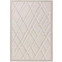 OUTDOORTEPPICH Flora Cream 160x230 cm - Creme, Kunststoff (160/230cm) - benuta