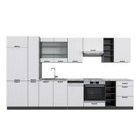 PENTRY Fame-Line Vitt hus på landet/antracit 355 cm , AP Marble - Vit/Antracit, Träbaserade material (355/206.8/60cm) - Vicco