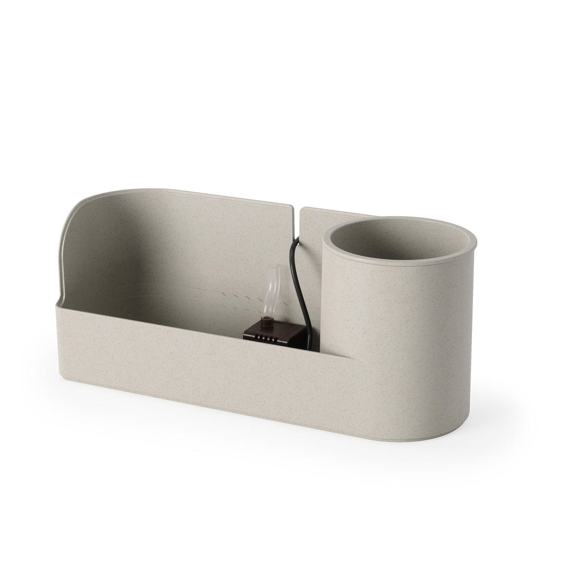 TISCHBRUNNEN Stream, Sand - Beige, Kunststoff (11/14/32cm) - Umbra