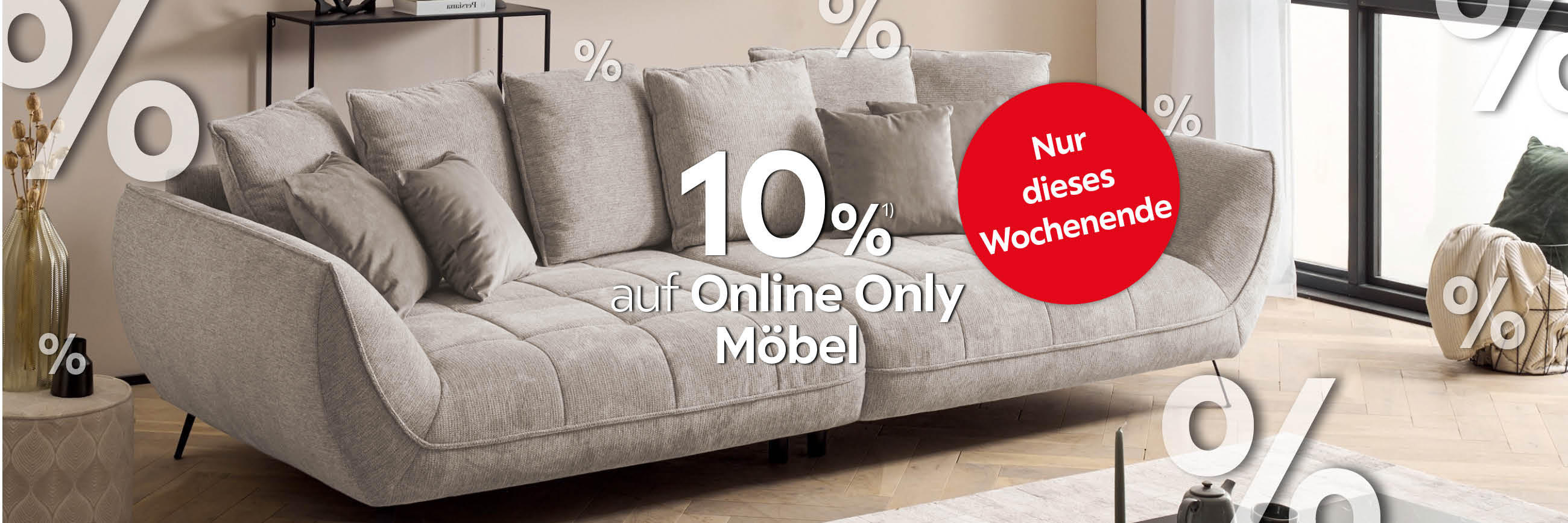 10% auf Online Only Möbel