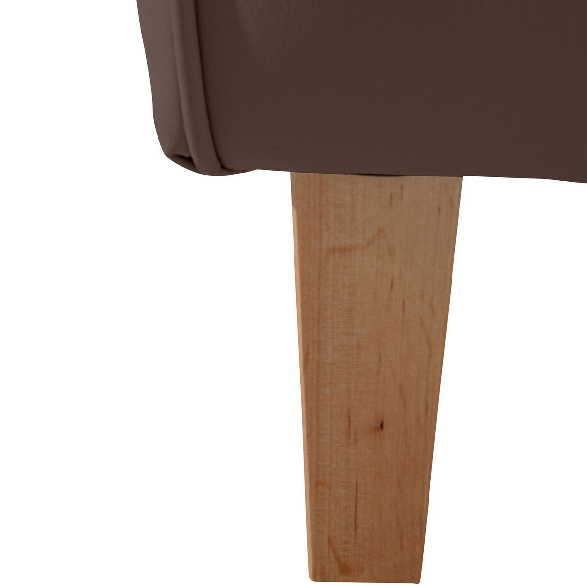 OHRENSESSEL Karlen Bezug Kunstleder Buche natur / braun - Buchefarben/Braun, Kunststoff (86/103/77cm) - 58aufmkessel