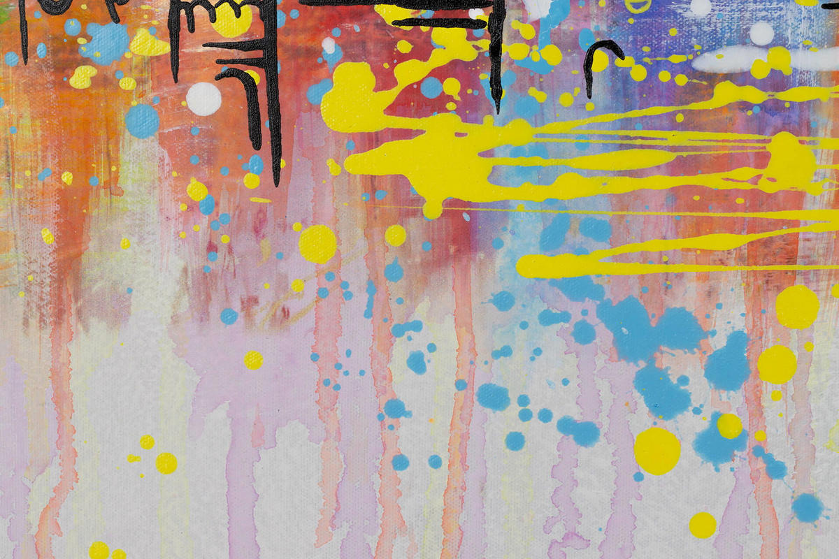 ACRYLBILD HANDGEMALT 120/60 cm - Grau, Holz/Textil (120/60cm) - KUNSTLOFT