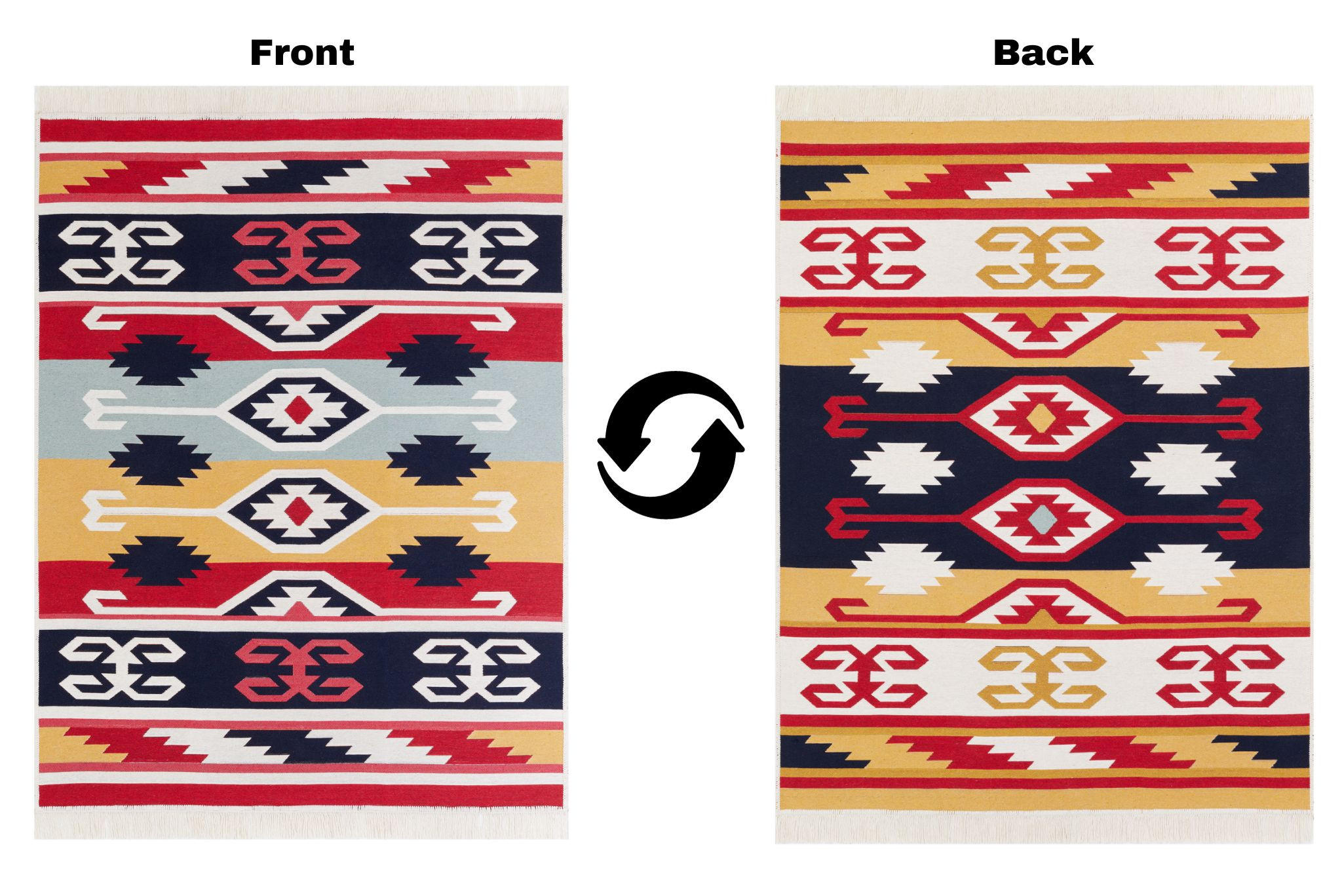 Thumbnail - Tapiso Teppich, Rot, Gelb, Grau, Schwarz, Textil, 60x110 cm, Teppiche & Böden, Teppiche