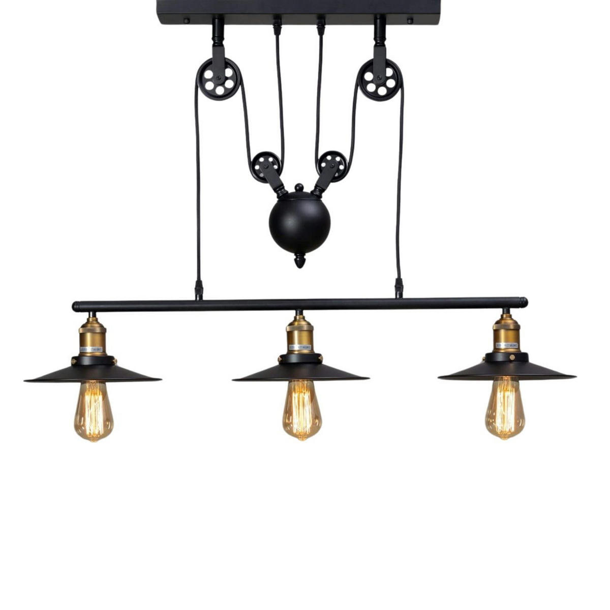 HÄNGELEUCHTE Piattino, Schwarz, 150cm - Schwarz, Metall (88/22/150cm) - KOSILUM