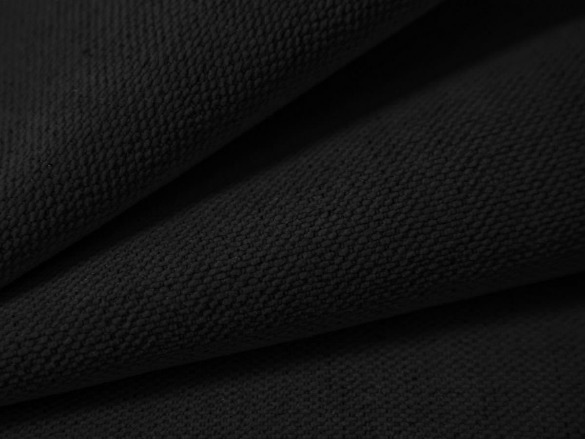 MODULARES-SOFA Campi aus strukturiertem Stoff schwarz 2 Sitzplätze - Schwarz, Textil (90/70/180cm) - Cosmopolitan Design