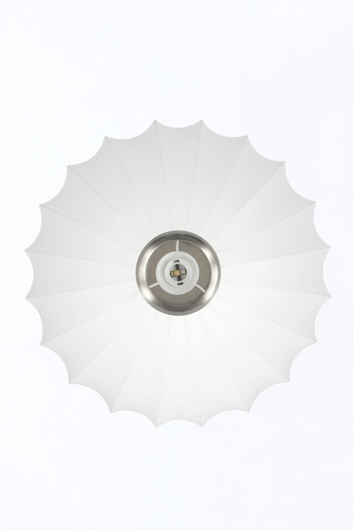 DECKENLEUCHTE Fay Weiß Ø50/22 cm - Weiß, Kunststoff (50/50/22cm) - Light & Living