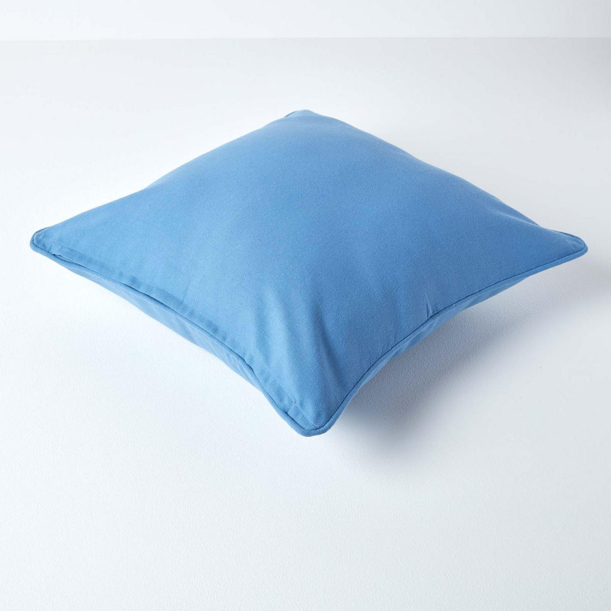KISSENHÜLLE blau 30/30 cm, 100% Baumwolle - Blau, Textil (30/30cm) - Homescapes