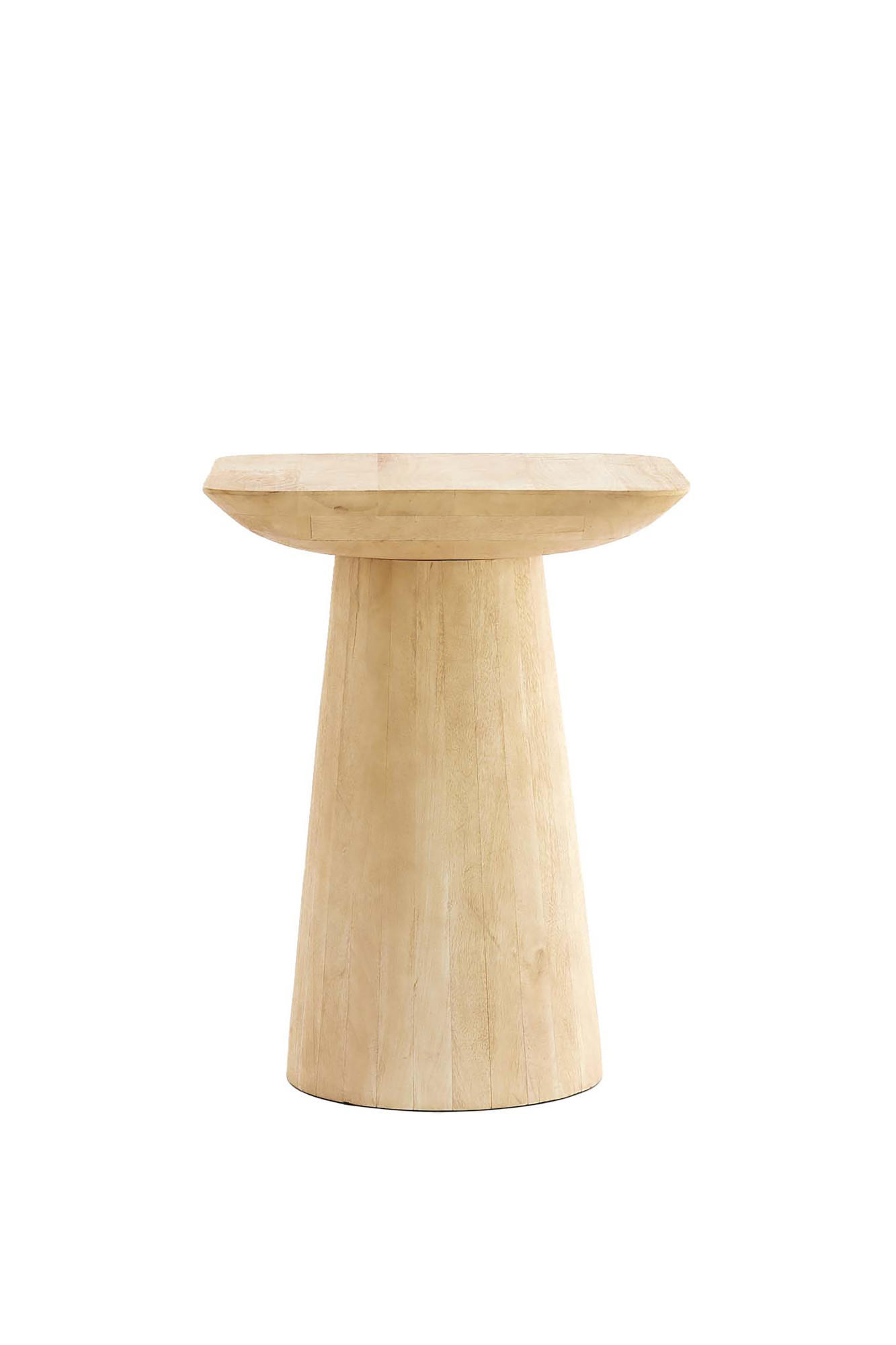 BEISTELLTISCH Dego Braun Ø45/59 cm - Braun, Holz (45/45/59cm) - Light & Living