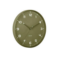 WANDUHR Orgullo Ø40 cm - Grün, Metall (40/4.3/40cm) - Karlsson
