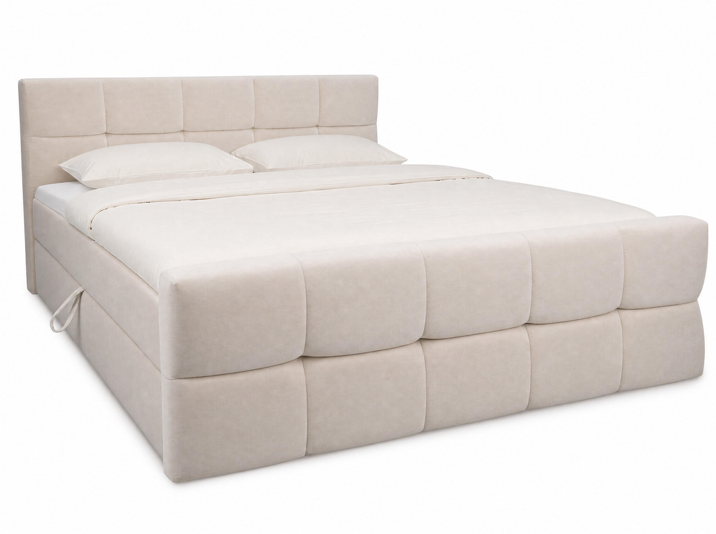 BOXBETT Modena 2 beige 160/200 cm - Beige, Textil (160/200cm) - wonello