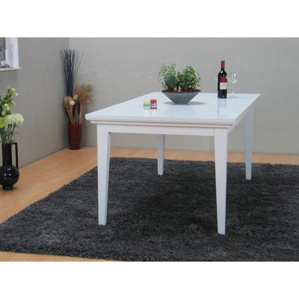 ESSTISCH Venedig Weiß 180/95/76 cm - Weiß, Holzwerkstoff (95/180/76cm) - ebuy24