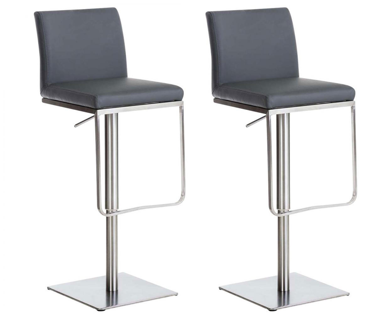 CLP Barhocker Grau 42x86x44 cm