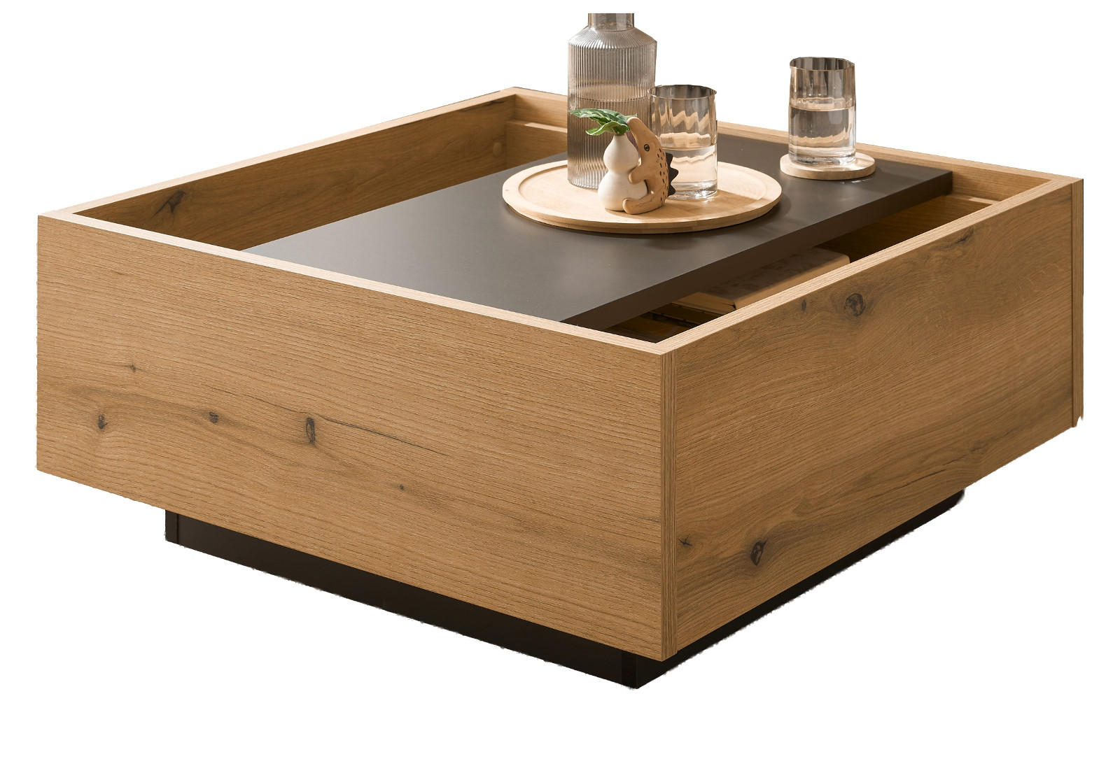 Furn.Design Couchtisch Kaschmir, Eiche 75x34x75 cm
