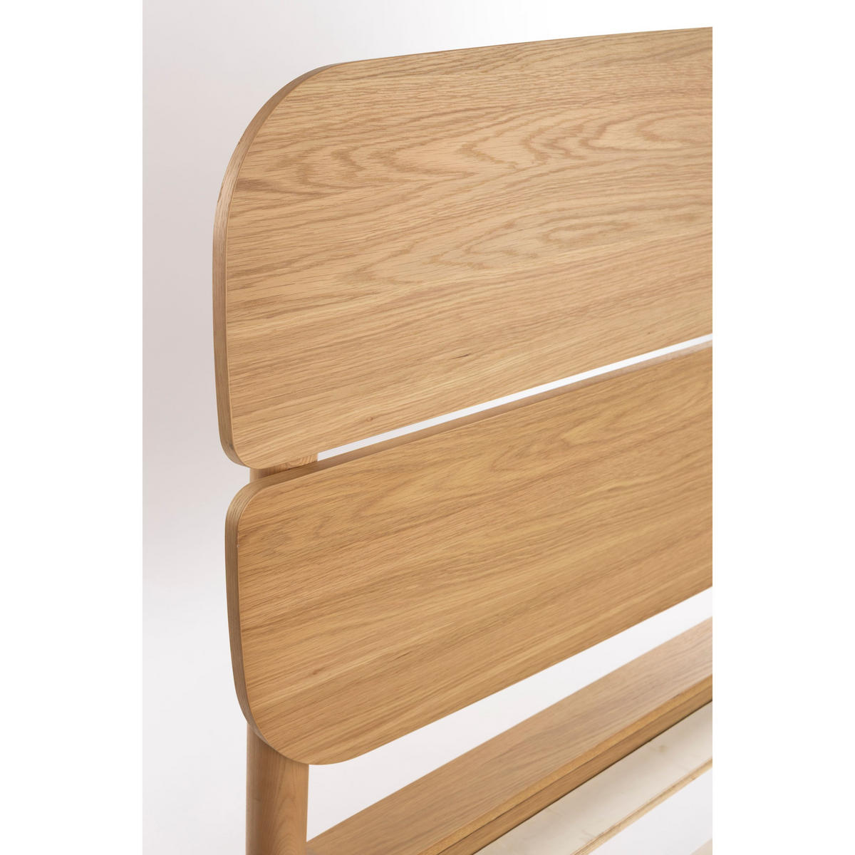 BETT Storm Naturel 160 cm - Naturfarben, Holz (160/200cm) - Zuiver