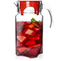 GLASKRUG mit Deckel 1,75 l - Transparent, Glas (1.75L) - Orion 