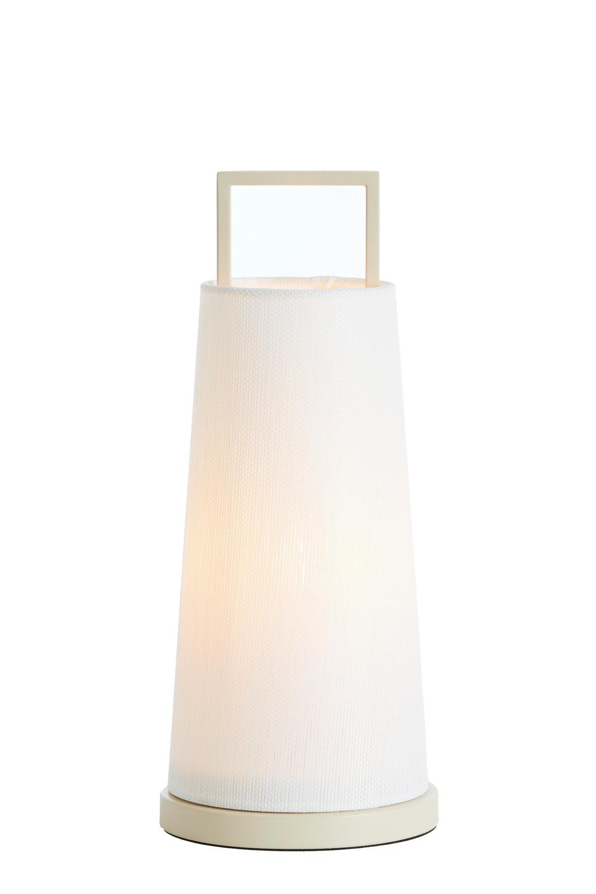 TISCHLAMPE Fyon Braun Ø16/37,5 cm - Braun, Textil (16/16/37.5cm) - Light & Living
