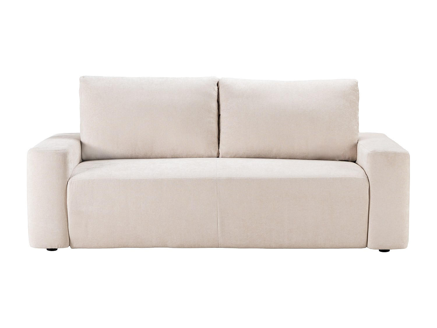 SCHLAFSOFA - 3 Personen - Stoff - Beige - - Beige, Textil (210/88/103cm) - Vente-Unique