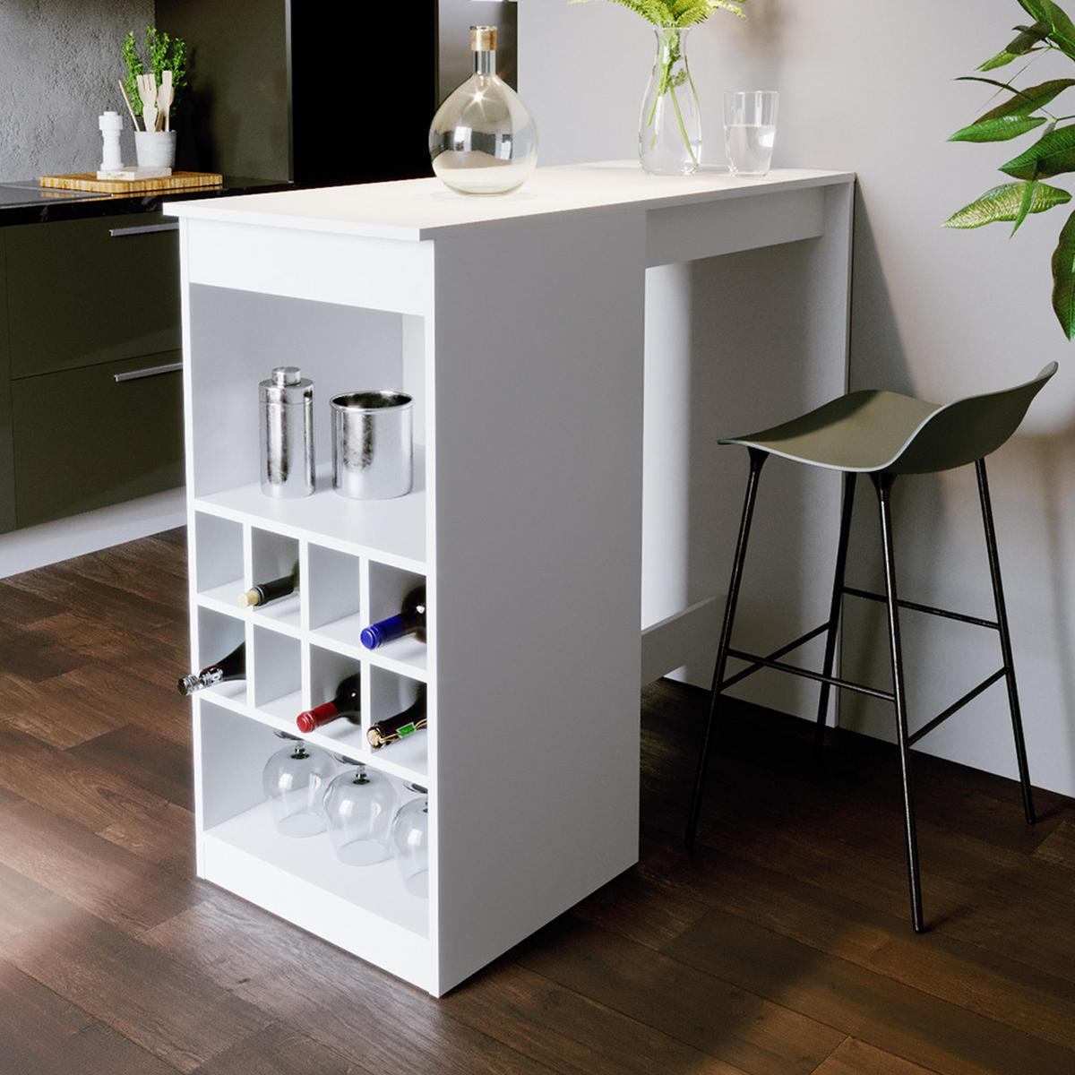 BARTISCH Ross Weiß 115 x 50 cm - Weiß, Holzwerkstoff (115/104.6/50cm) - Vicco