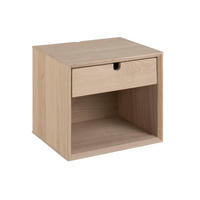 NACHTSCHRANK Eiche - Weiß, Holzwerkstoff (37/33/32cm) - ebuy24