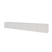 LOWBOARD KITO-W 3x100x40x41 cm - Weiß - Weiß, Holzwerkstoff (300/40/41cm) - ALTDECOR