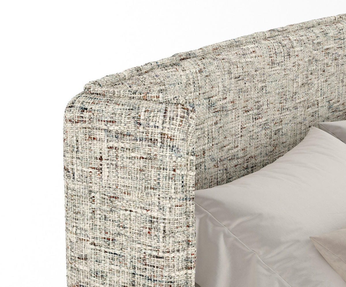 BOXSPRINGBETT Freeland Beige 160/200 cm mit Matratze und Topper - Beige/Schwarz, Holz/Holzwerkstoff (160/200cm) - Maison de Reve