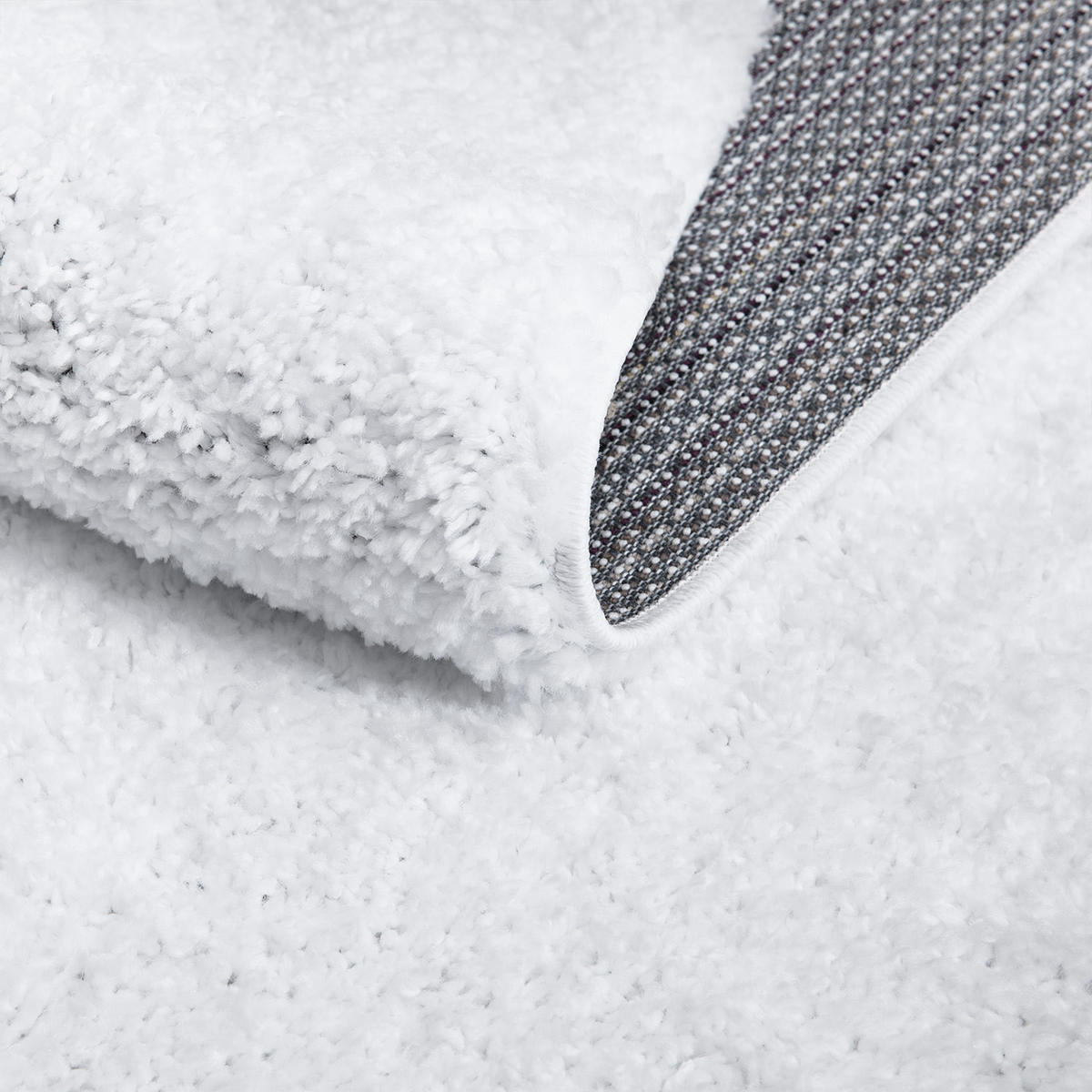HOCHFLOR-TEPPICH City Shaggy 500 Weiss 100x200 cm - Weiß, Textil (100/200cm) - carpet city