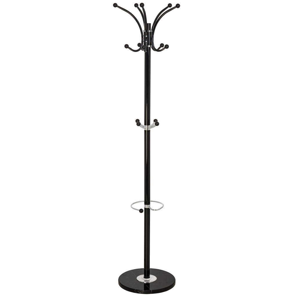 Wanderlust Garderobe Schwarz 36x178x36 cm
