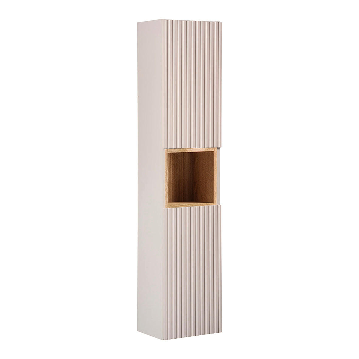 WASCHTISCHUNTERSCHRANK 120.4cm Riva 2er-Set Kaschmir - Beige, Holzwerkstoff (120.4/60/40cm) - Petits-meubles