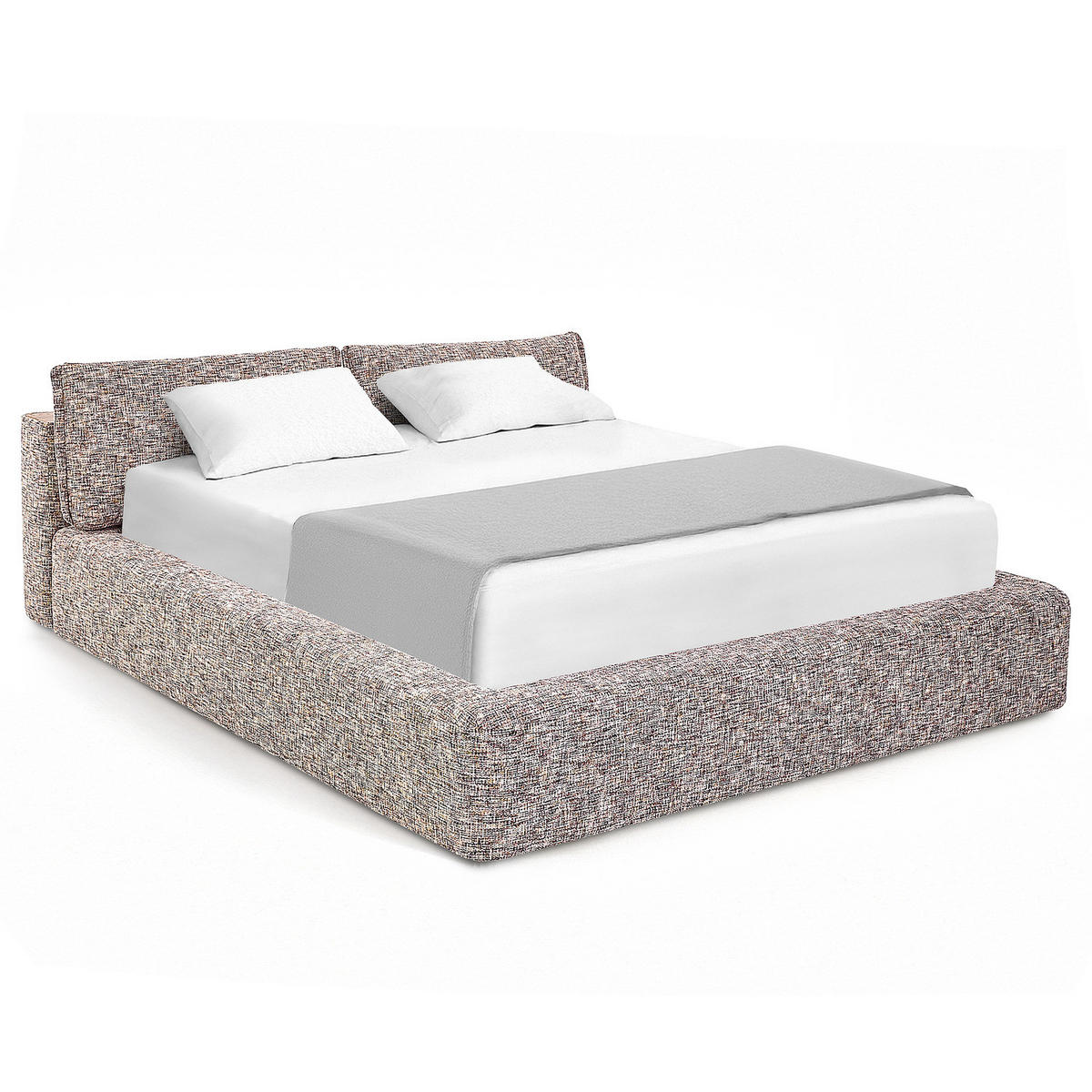 POLSTERBETT - Multicolor, Textil (200/200cm) - home24