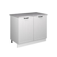 SKŘÍŇKA POD DŘEZ Fame-Line, Bílý venkovský dům/Bílá, 100 cm, PD Mramor - bílá, kompozitní dřevo (100/82/60cm) - Vicco
