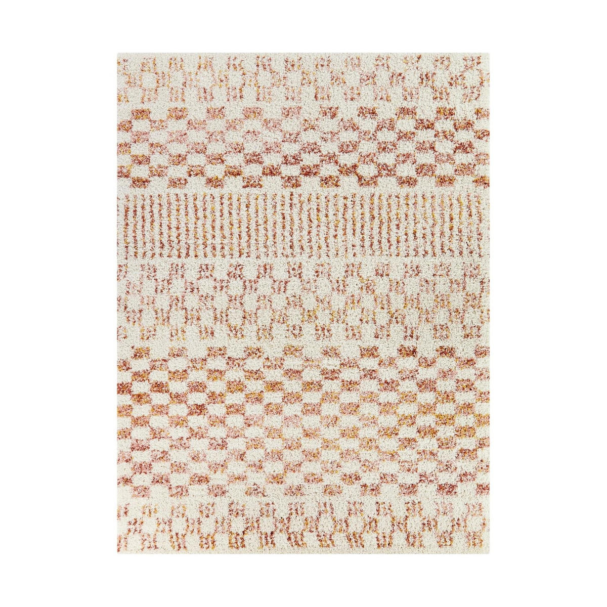 TEPPICH Hochflor, weich terracotta - Terracotta, Textil (160/230cm) - AFK Living