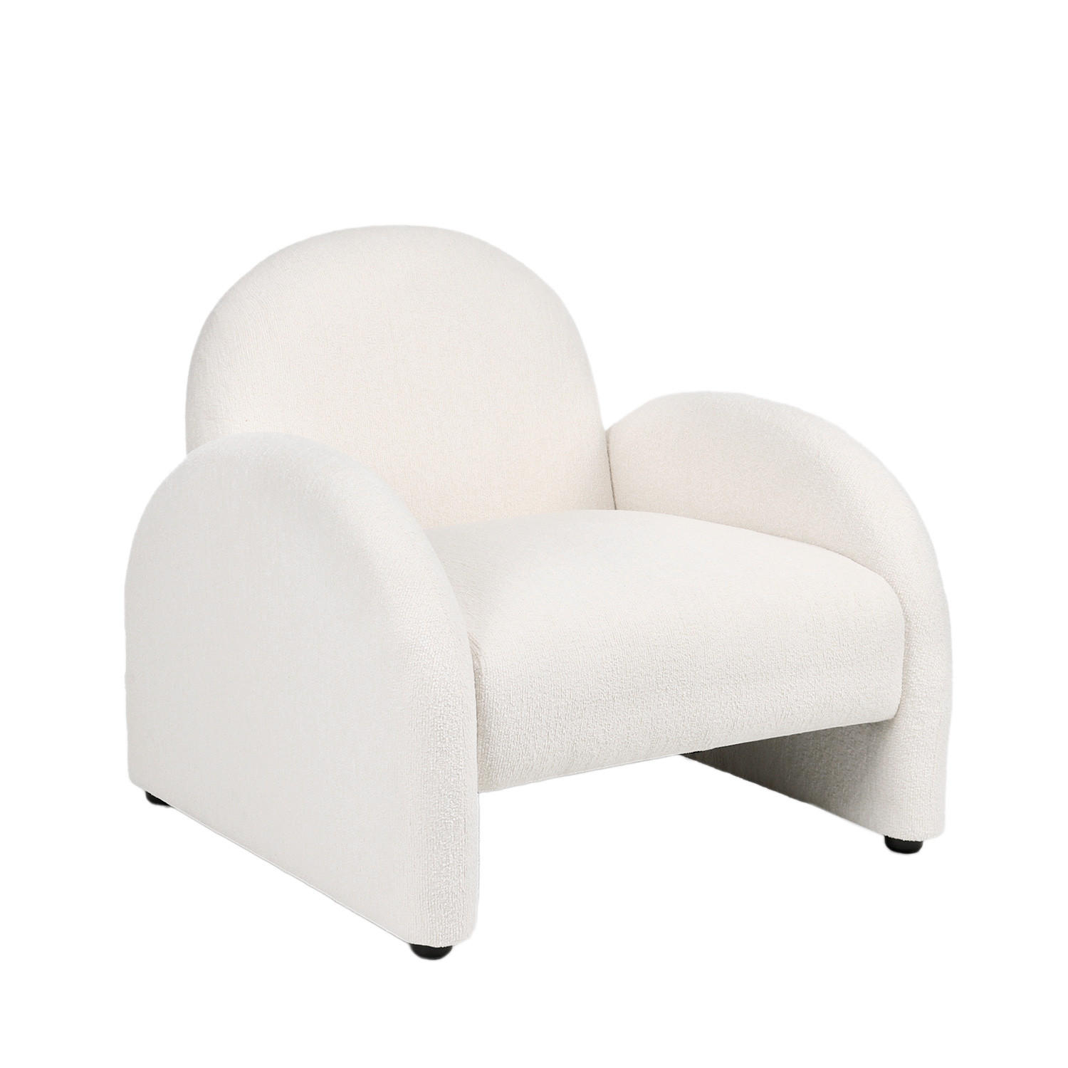 LESESESSEL Liv Beige 83 cm x 81 cm - Beige, Textil (83/81/83cm) - Klast Home