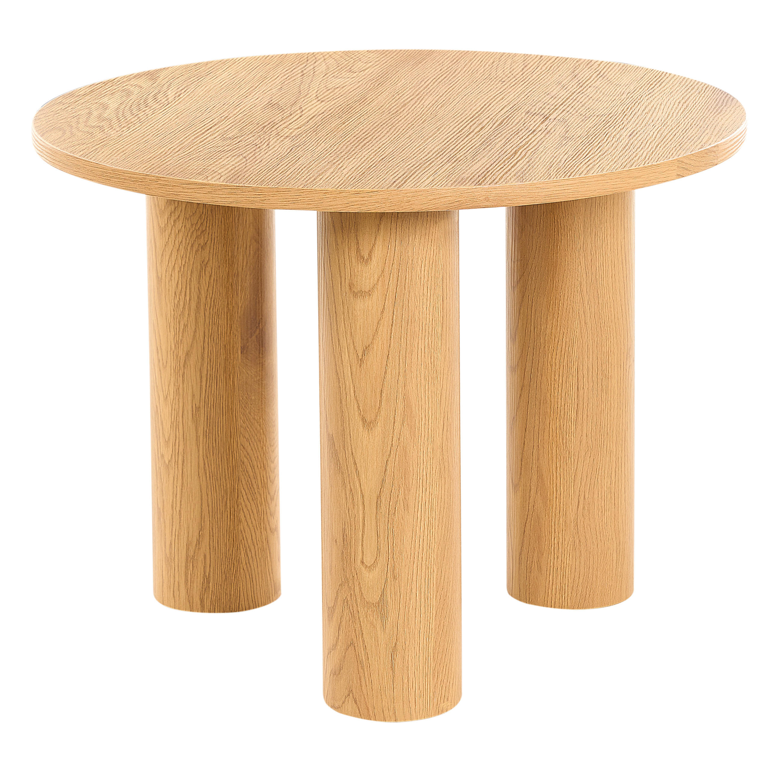 COUCHTISCH Heller Holzfarbton Senoia - Hellbraun, Holzwerkstoff (60/60/46cm) - Beliani
