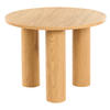 COUCHTISCH Heller Holzfarbton Senoia - Hellbraun, Holzwerkstoff (60/60/46cm) - Beliani
