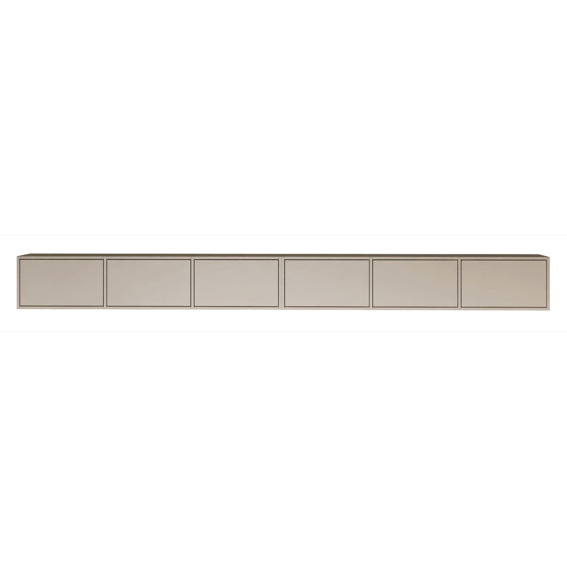 TV-LOWBOARD Framme hängend Kaschmirgrau 300/30/30 cm - Kaschmir, Holzwerkstoff (300.2/30/30cm) - Selsey