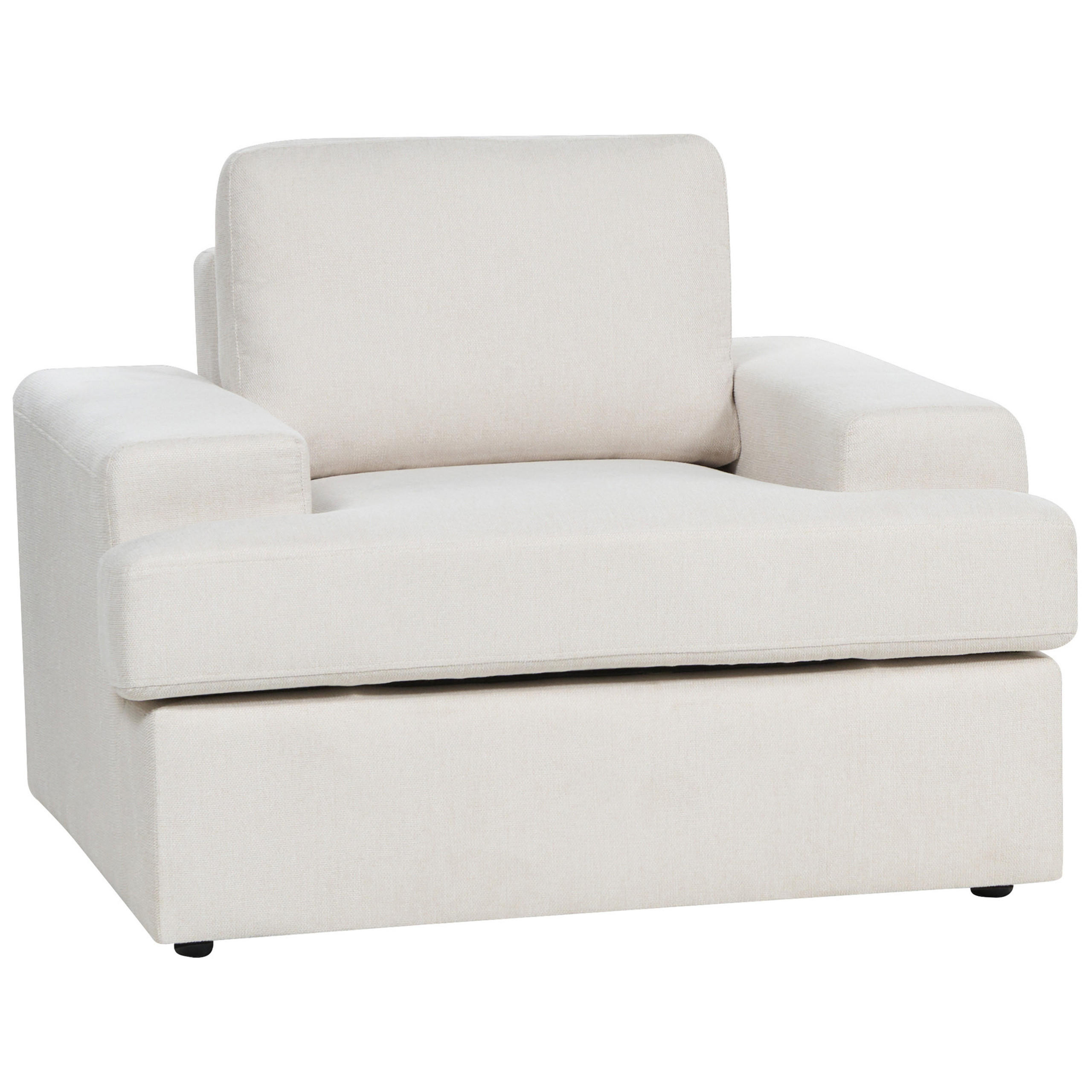 SESSEL hellbeige Alla - Beige, Textil (108/85/103cm) - Beliani