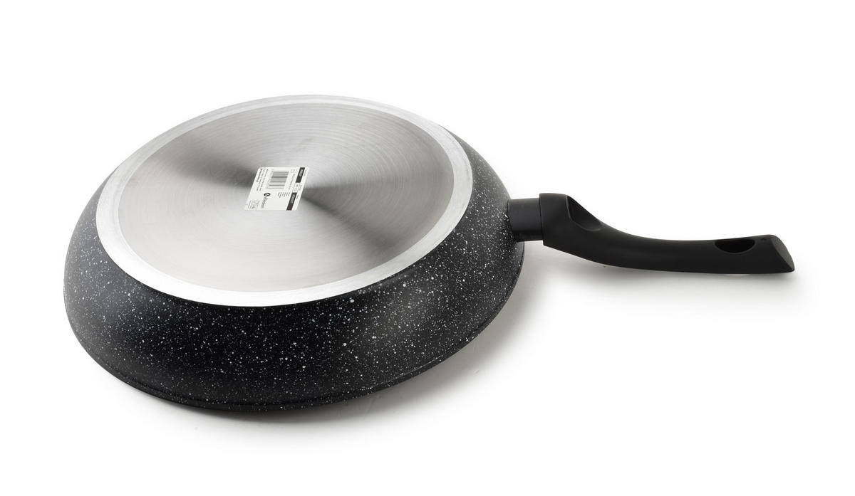 PFANNE Parsley Schwarz 28/47/5.4 cm Metall - Schwarz, Metall (28cm) - Mondex