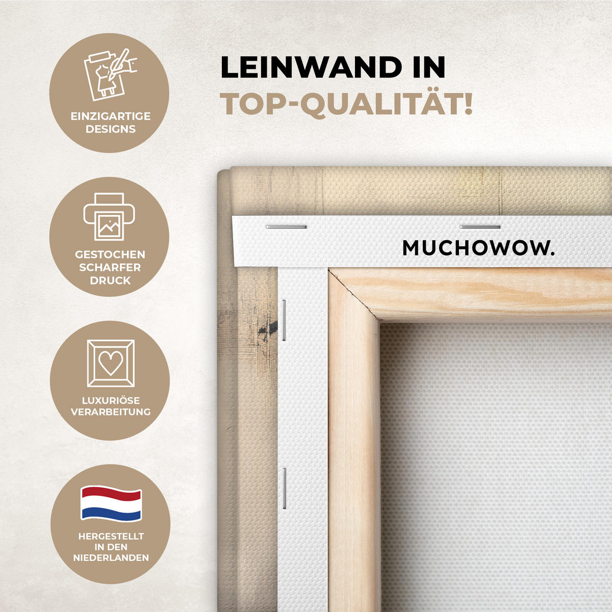 LEINWANDBILD Weltkarte - Gold - Schwarz - Abstrakt Deko Schlafzimmer 30x20 cm - Kupferfarben, Textil (30/20cm) - MuchoWow