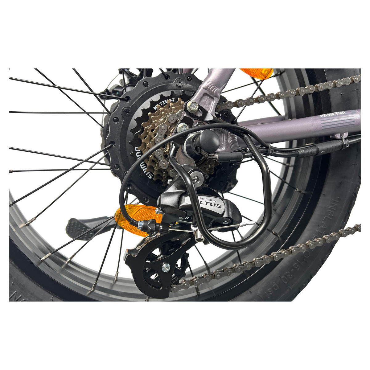 FALT E-BIKE 20" TERRAIN, GRAU - Rot, Metall (125cm) - LLOBE