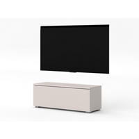 LOWBOARD Loriano 100 Beige Kaschmir 100/36,5/32 cm – Hängend und Stehend - Beige, Holzwerkstoff/Kunststoff (100/36.5/32cm) - AX Living