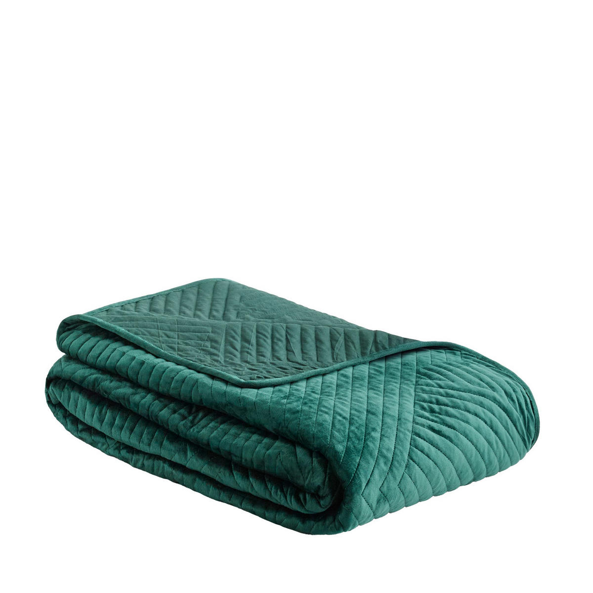 TAGESDECKE Minister - Dunkelgrün, Textil (240/260cm) - home&you
