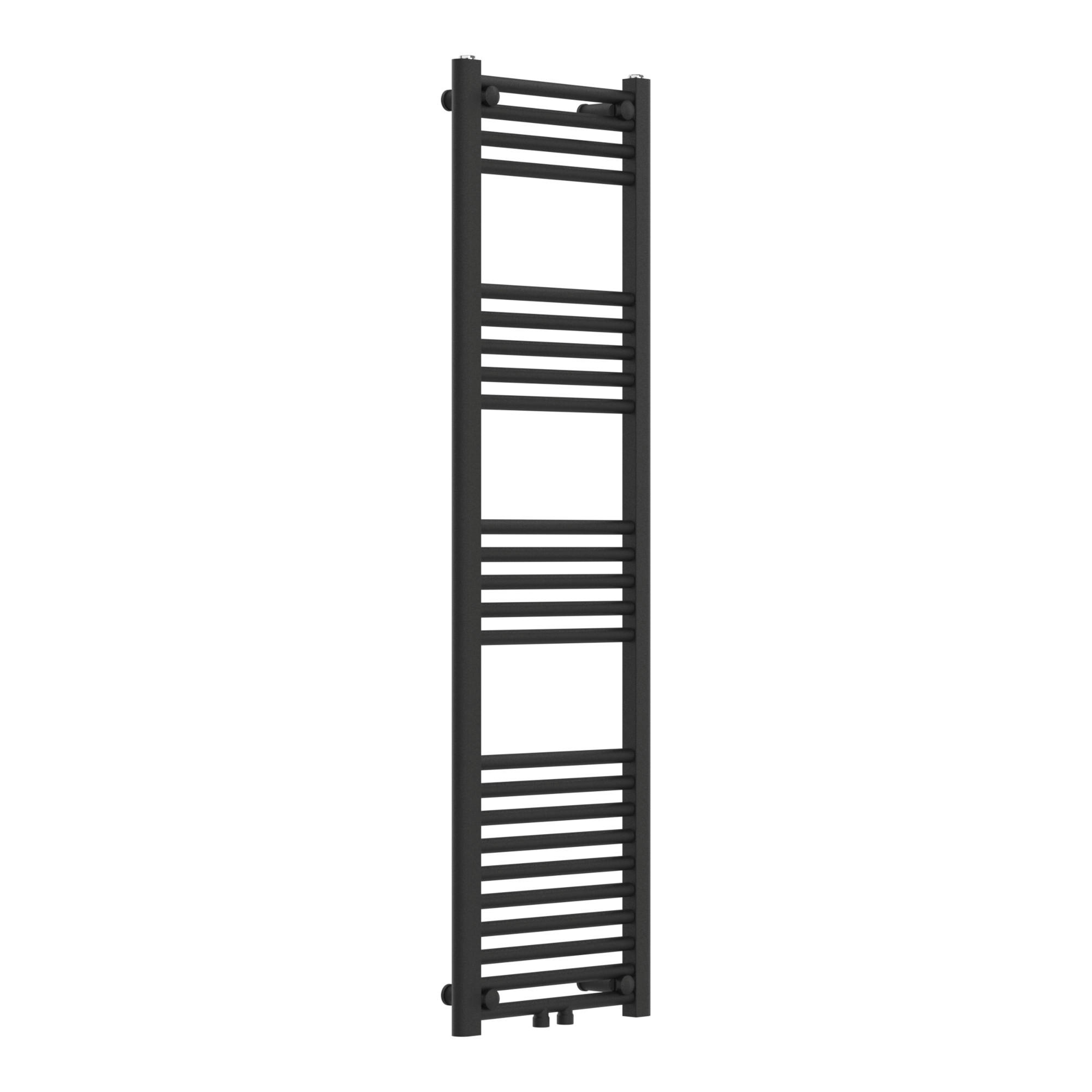 HANDTUCHHEIZKÖRPER Voss I. - Schwarz, Metall (40/140/3cm) - [neu.haus]