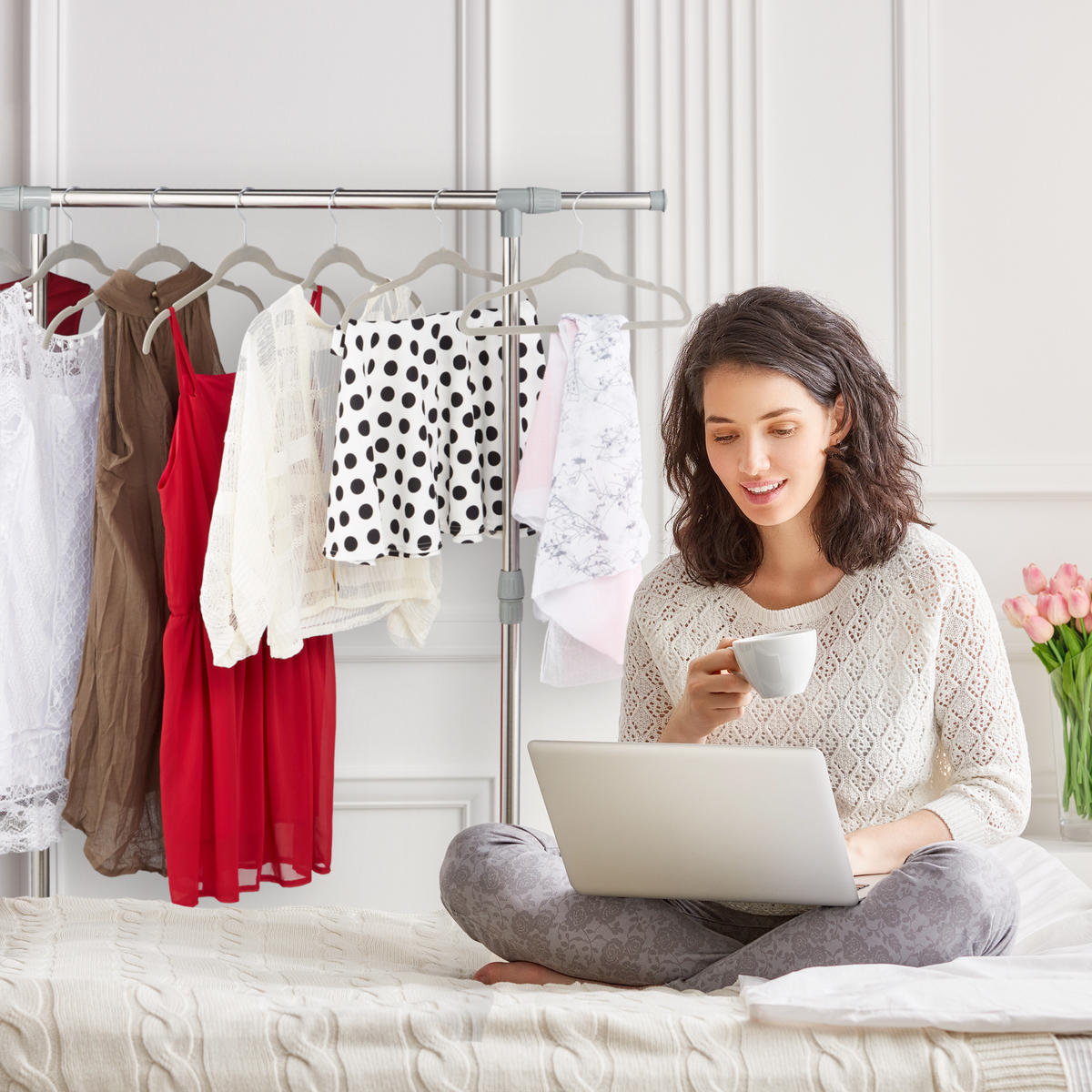 KLEIDERSTÄNDER - Multicolor, Kunststoff/Metall (160/165/41cm) - Relaxdays