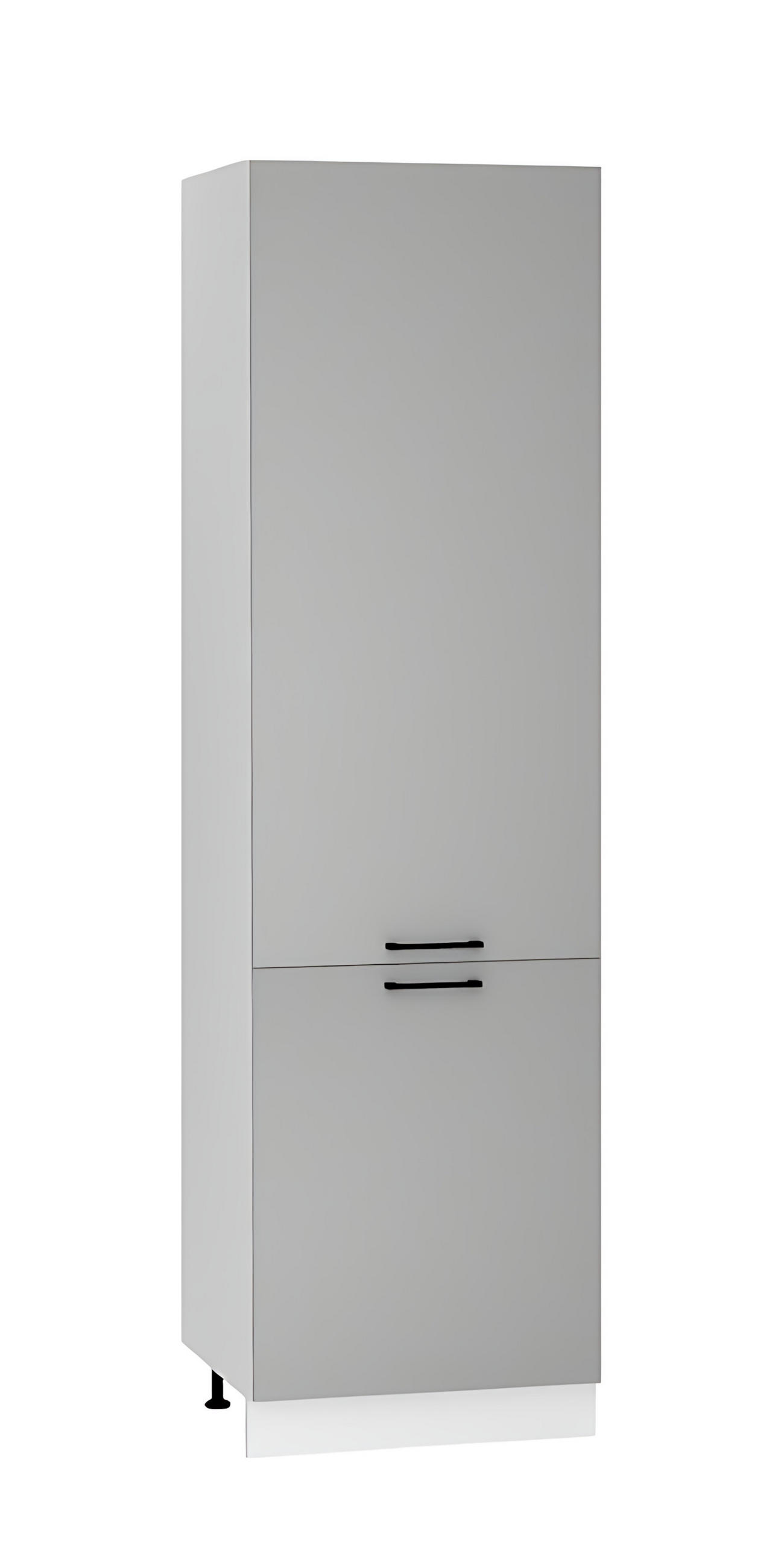 KÜHLUMBAUSCHRANK D60LO/2133 P/L – Morvex – Elegantes Design – Grau / Matt - Grau, Holzwerkstoff/Metall (60/213.3/56cm) - ROYAL24_MARKT