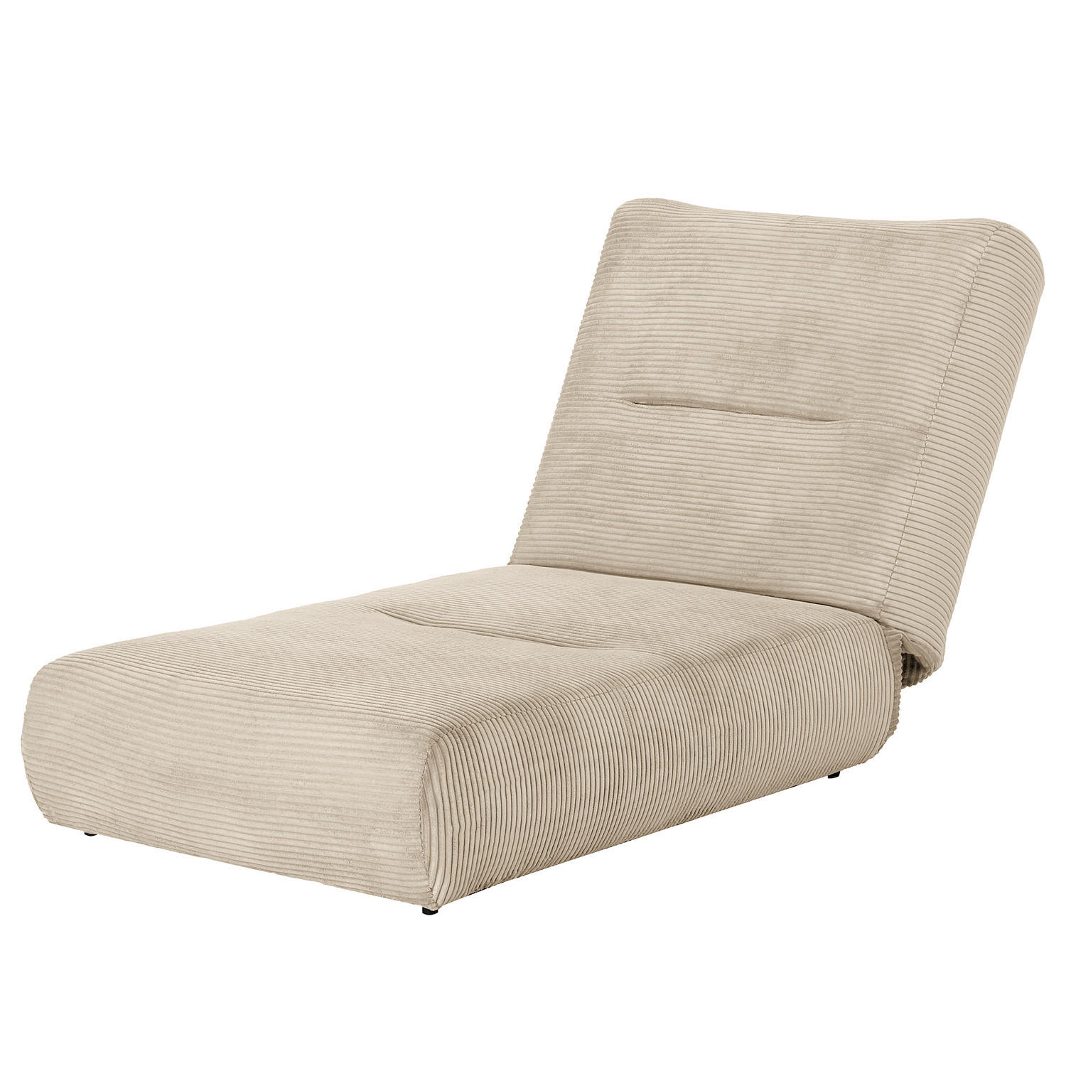 SCHLAFSESSEL - Cordstoff - Beige, Textil (81/88/160cm) - home24