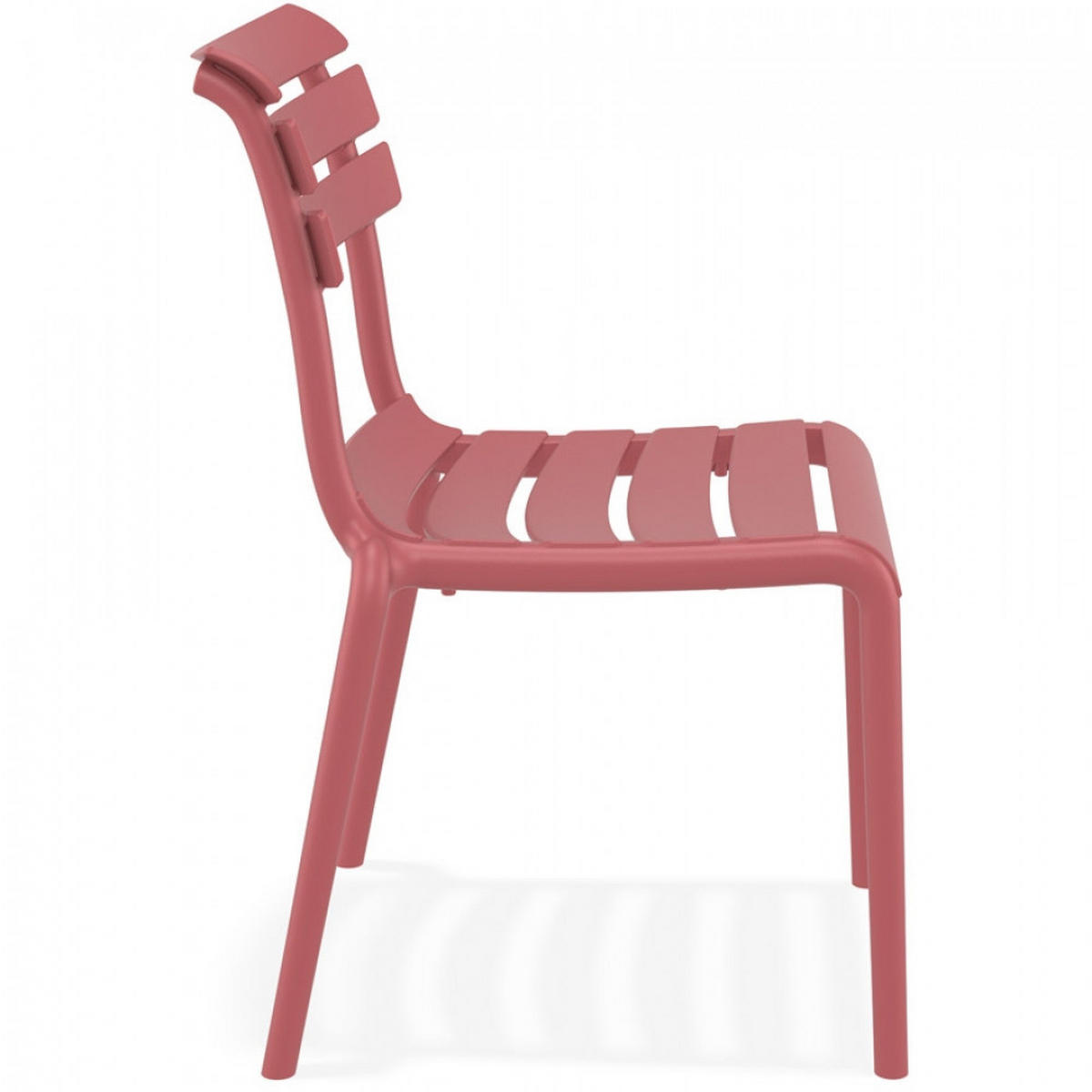 STUHL Rot 50x84x59cm - Rot, Kunststoff (50/84/59cm) - AlterEgo