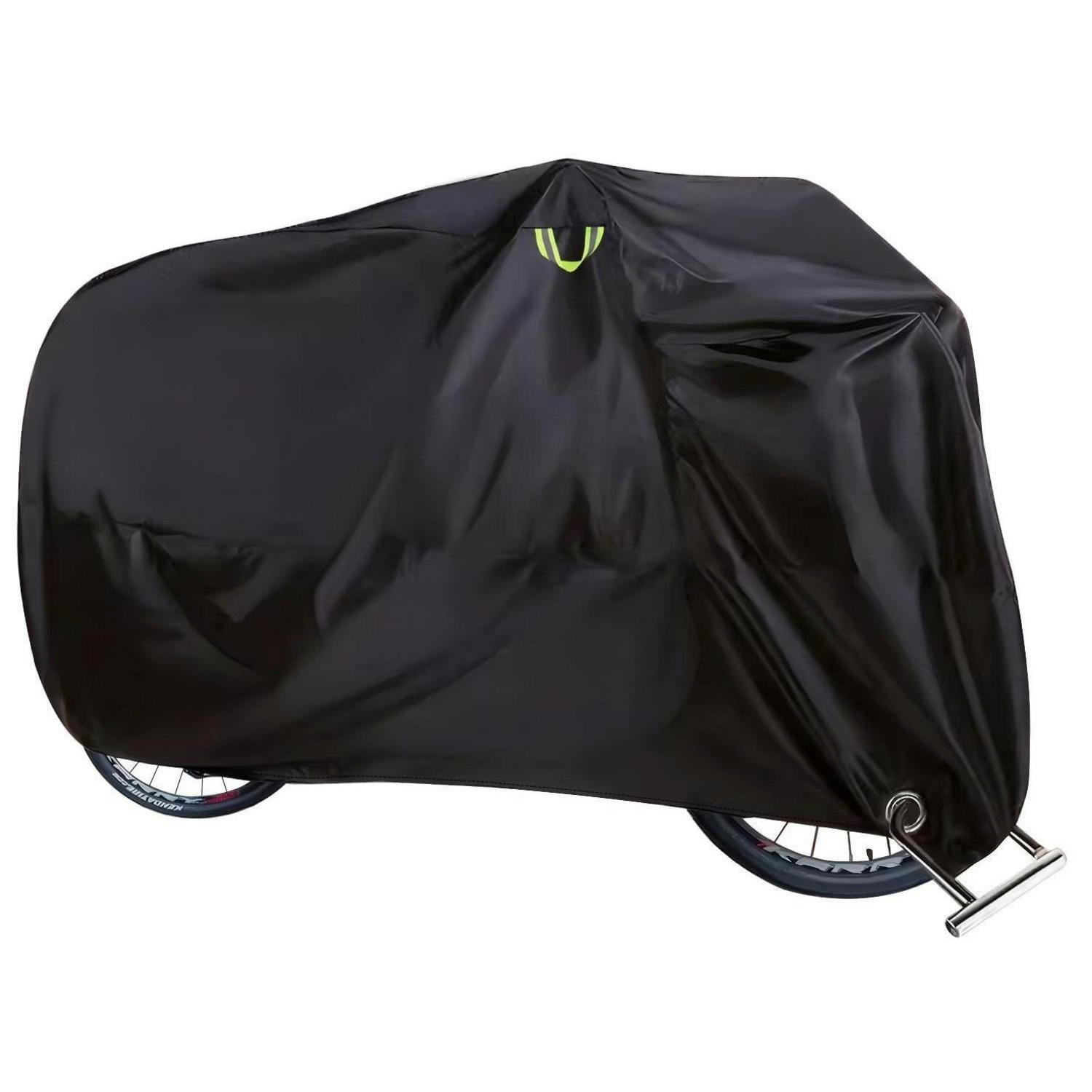 FAHRRADABDECKUNG Wasserdicht Polyester Oxford-Gewebe 208 x 120 x 100 cm - Grau, Textil (120/100/208cm)
