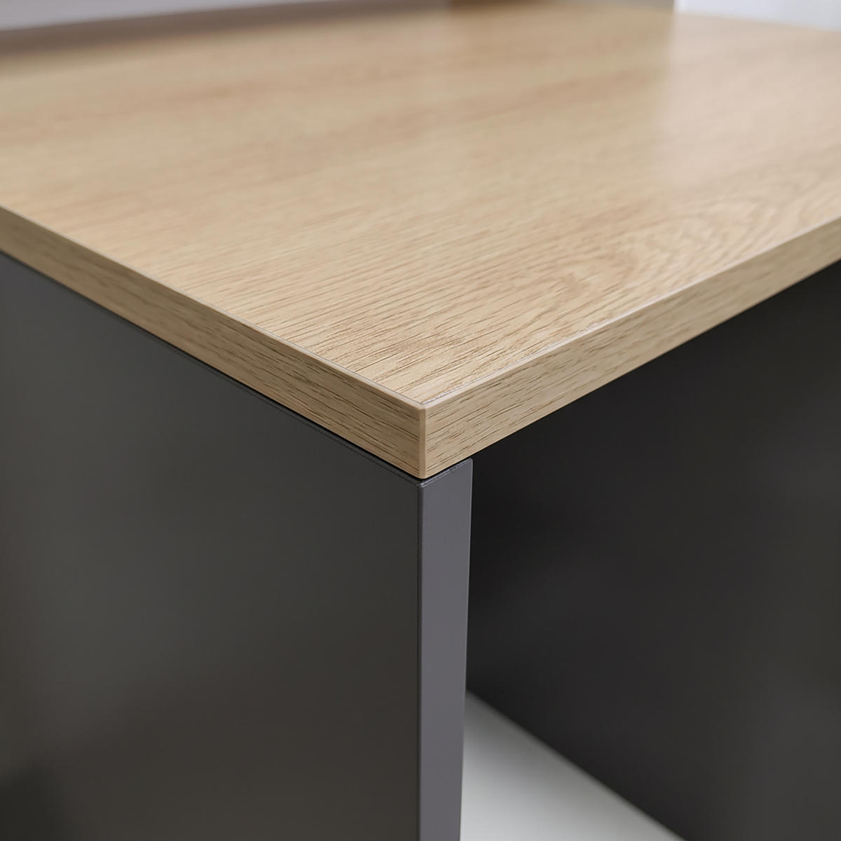 WASCHMASCHINENSCHRANK Anthrazit 2-türig 188,5 cm - Anthrazit, Holzwerkstoff (68/188.5/60cm) - Relaxdays